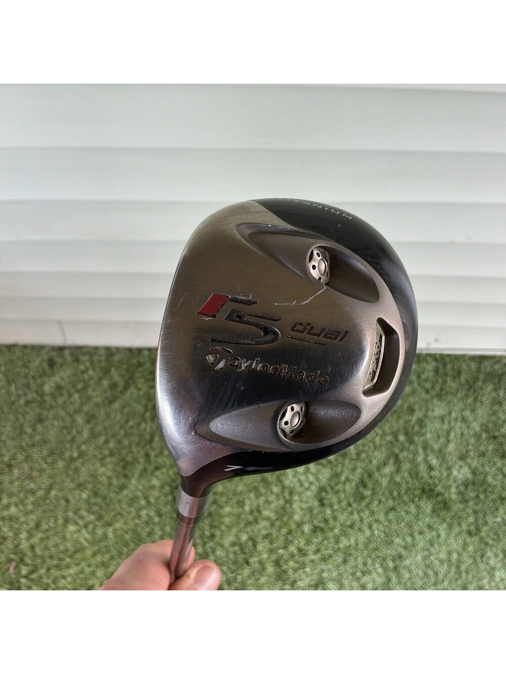 TaylorMade r5 Dual 7 Wood 21 Titanium LH Regular Flex MAS2 S-55 Graphite